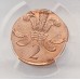 GREAT BRITAIN UK 1997 . TWO 2 PENCE . ERROR . STRUCK ON WORNG PLANCHET